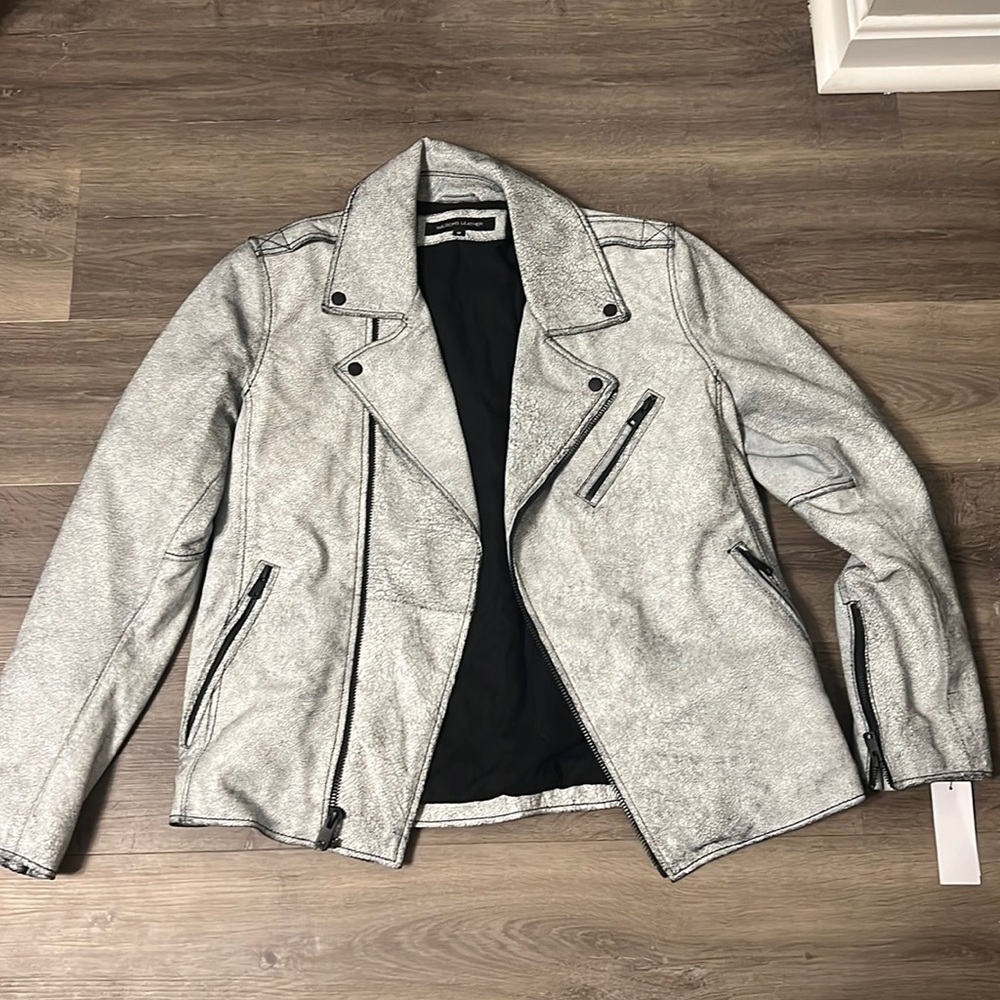 Wilson Leather - White leather jacket NWT
